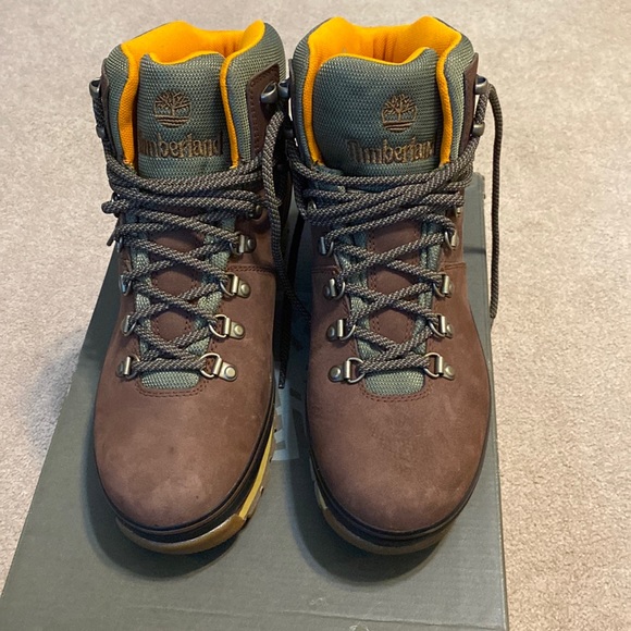 Timberland Shoes - Timberland Euro Hiker, Dark Brown Nubuck, Size 10, Box, No Trade